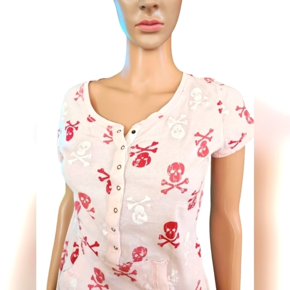 Energie Pink Skull Tee - Picture 3 of 5